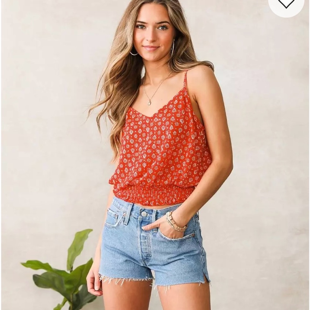 Willow Tree red Floral Camisole